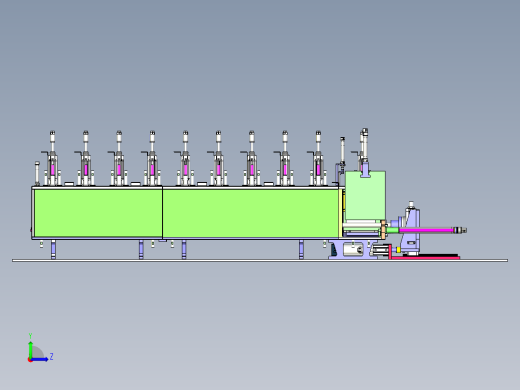 HF-900 烘焙面团多头分切成型机左视缩略图