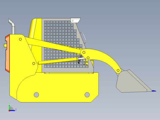 B3003802-山猫装载机左视缩略图