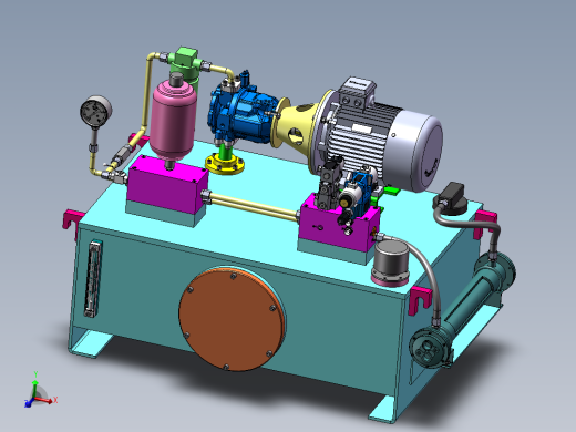 液压动力站设计（11MPa-45L）