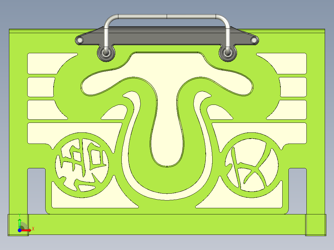 资料夹（语文）前视图