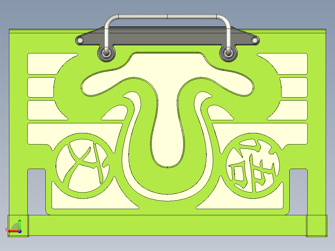 资料夹（语文）后视图