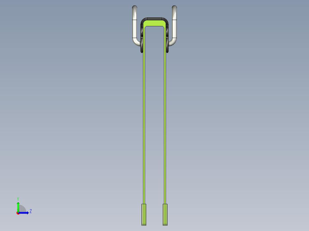 资料夹（语文）左视图