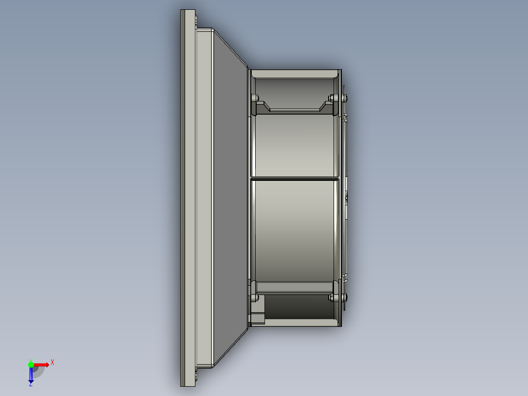 TX322A过滤风扇风扇及过滤器TX322A230俯视图