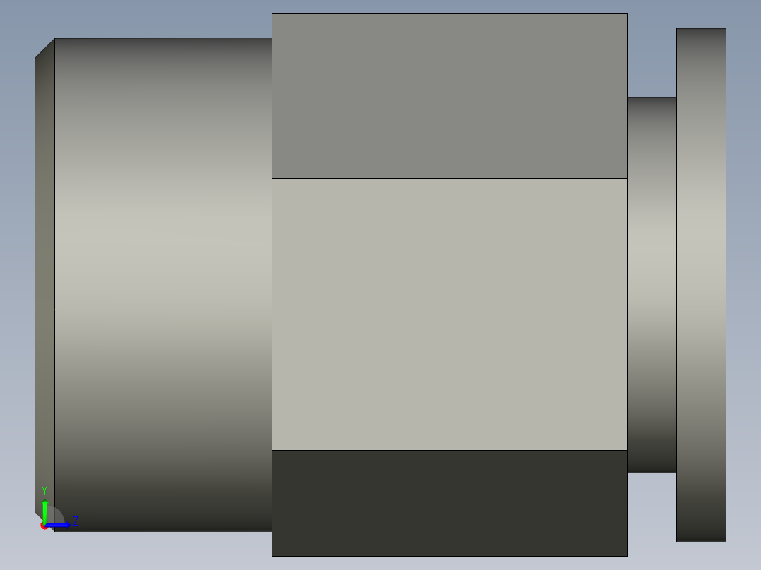 15T-RC6分-12直立接头左视图