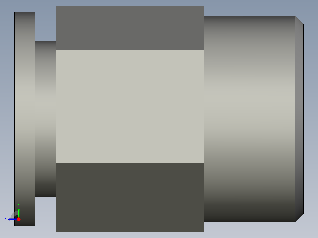 15T-RC6分-12直立接头右视图
