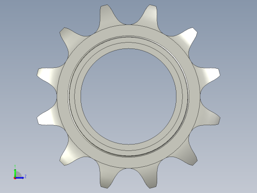 从动链轮16A-12左视缩略图