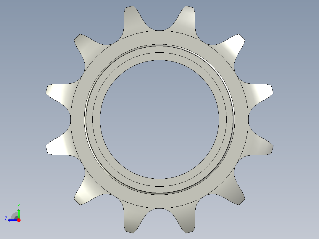 从动链轮16A-12右视图