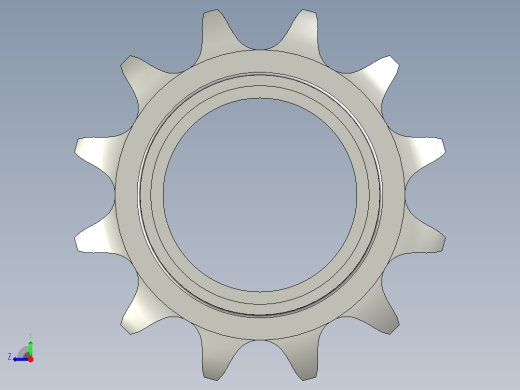 从动链轮16A-12右视缩略图