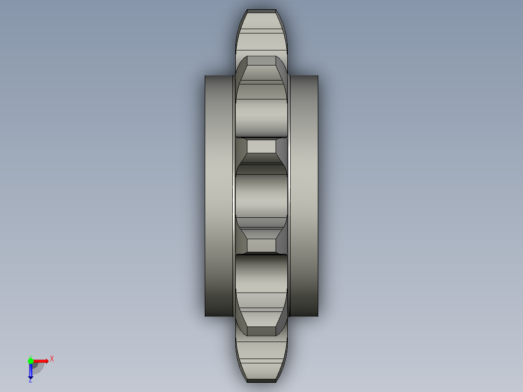 从动链轮16A-12俯视图