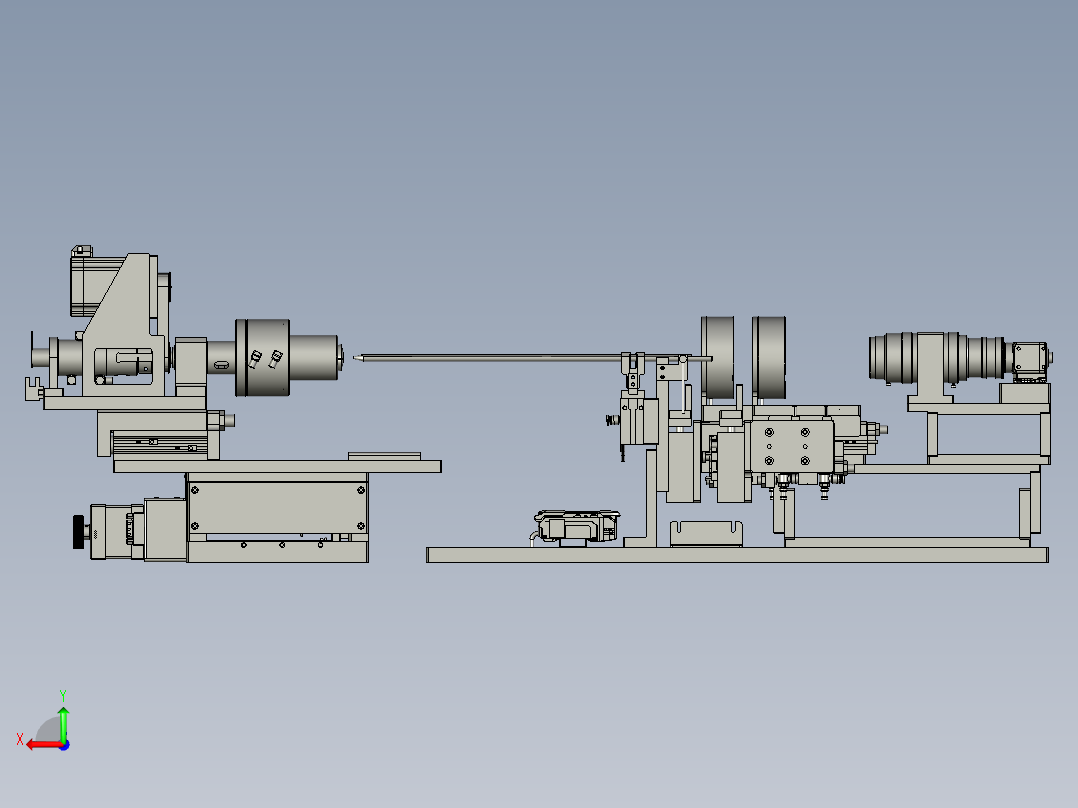 芯棒角度调整后视图
