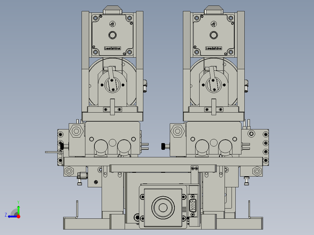芯棒角度调整右视图