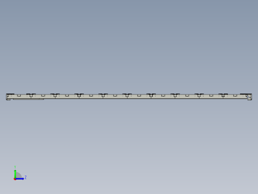 垛机行走轨道组合左视缩略图
