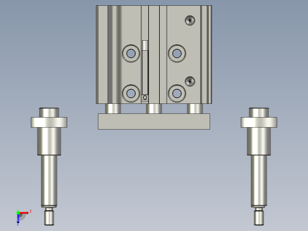 SAKN01-01900-3A0裁切定位组件1俯视图