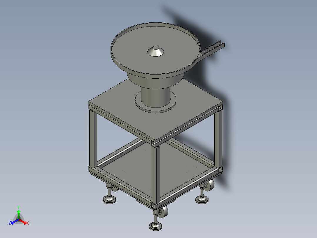 料仓放置模组1主视图