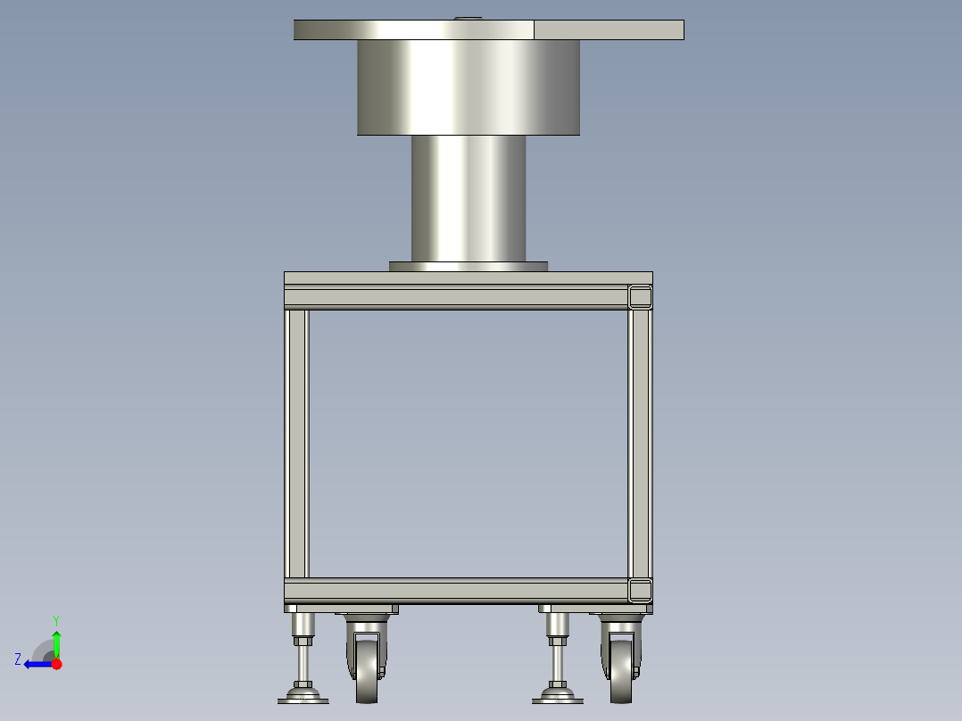 料仓放置模组1右视图