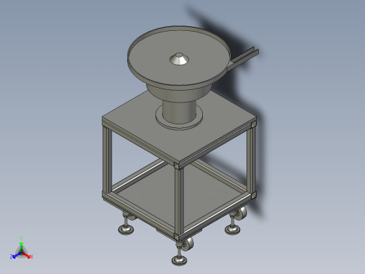 料仓放置模组1正等轴测缩略图