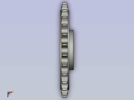 链轮12A05B28C(一体式俯视缩略图