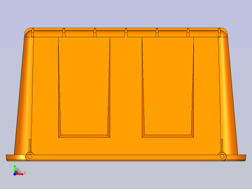 储物箱产品设计前视缩略图