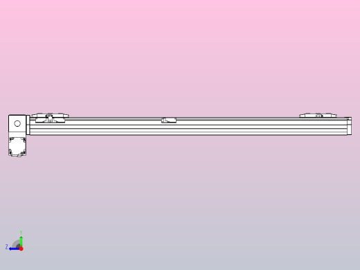 皮带直线轴双滑块型TPA-GCBS-80-P60-L400-LP-M20-N3右视缩略图