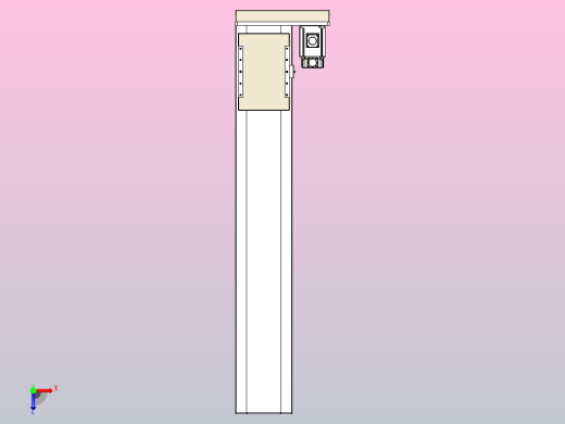 滚珠丝杠直线轴带导轨全封闭TPA-HCR-220D-3210C-L1150-ML-Y-P1K-N3俯视缩略图