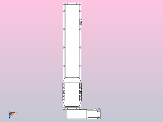 机器人皮带驱动直线轴TPA-GCB-150-P80-L550-DL-M75-N3俯视缩略图