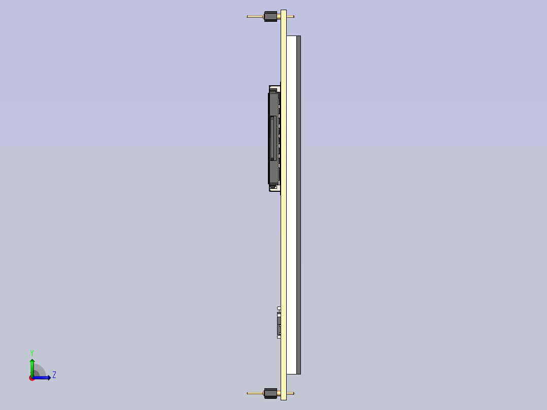 3.5_ TFT SPI 串行液晶显示屏左视图