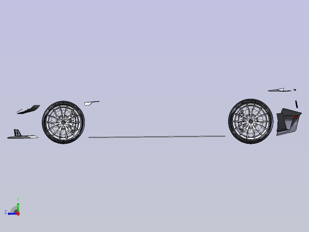 特斯拉Roadster STP右视图