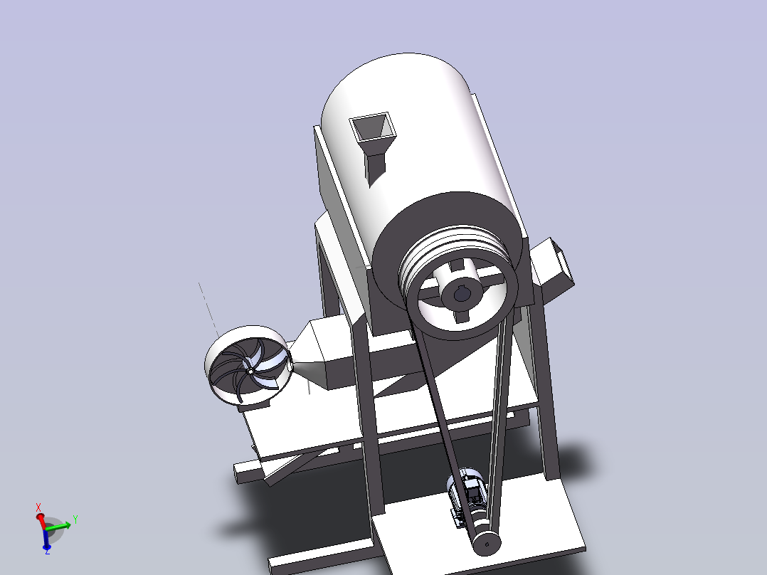 花生去壳机设计【最新+3D】--172677--300主视图