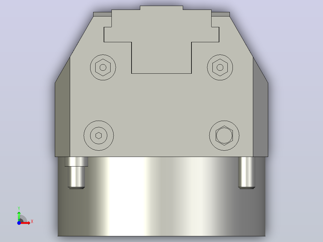 气动夹紧系统SCHUNK-0405262 KSF-Z plus 100, 0前视图