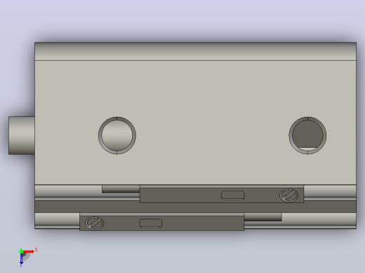 气缸CDQ2B12-15DZ-M9N俯视缩略图