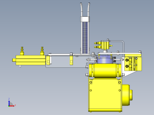 垂直堆积工件切割机构前视缩略图