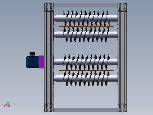 静电除尘器用电极板清灰机构后视缩略图