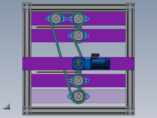静电除尘器用电极板清灰机构右视缩略图