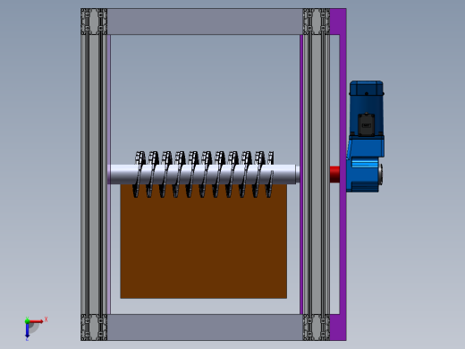 静电除尘器用电极板清灰机构俯视缩略图
