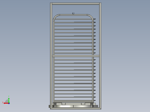 转动式托盘3D数模图纸 STEP格式后视缩略图