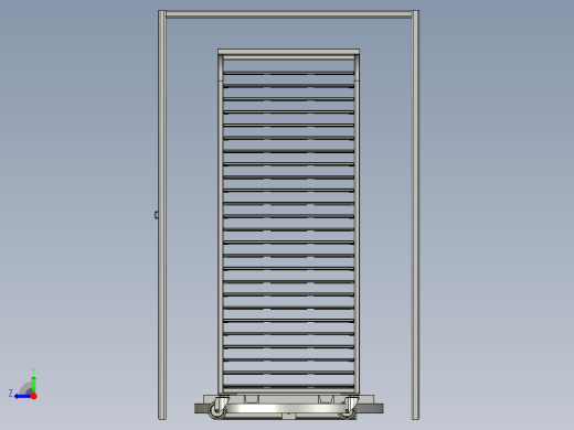 转动式托盘3D数模图纸 STEP格式右视缩略图