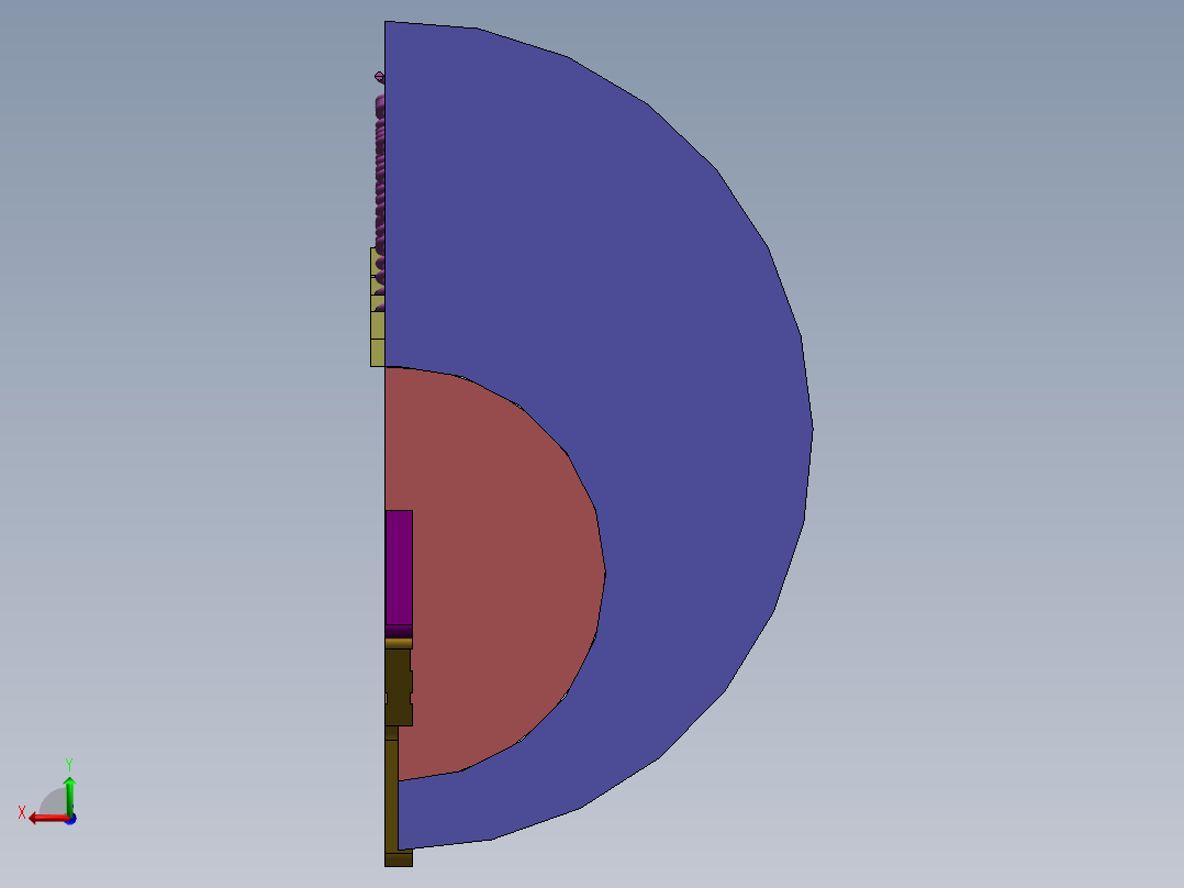钥匙开锁动画示意（SW2012含特征源文件及运动算例后视图
