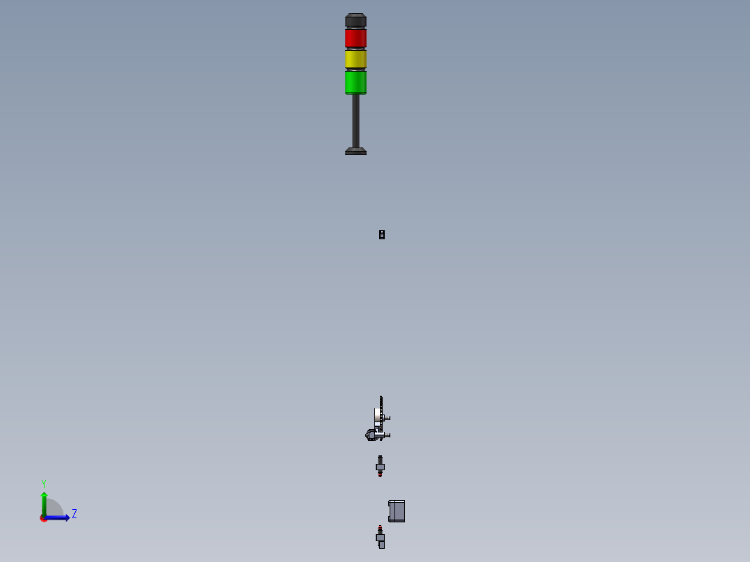 叠层捆扎机 机械设计设计素材 包装设计图纸左视图