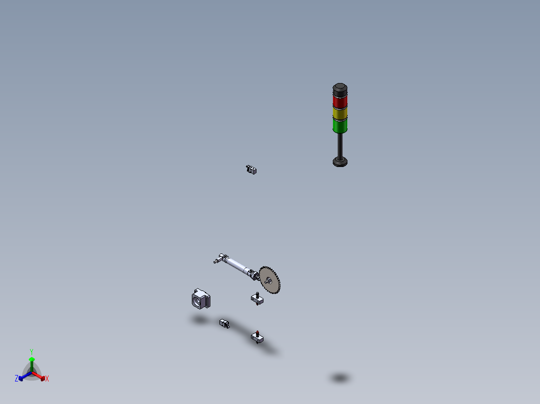 叠层捆扎机 机械设计设计素材 包装设计图纸正等轴测图