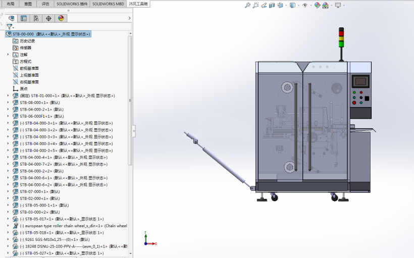 叠层捆扎机 机械设计设计素材 包装设计图纸