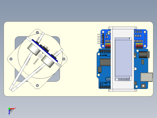 Arduino迷你雷达探测俯视缩略图