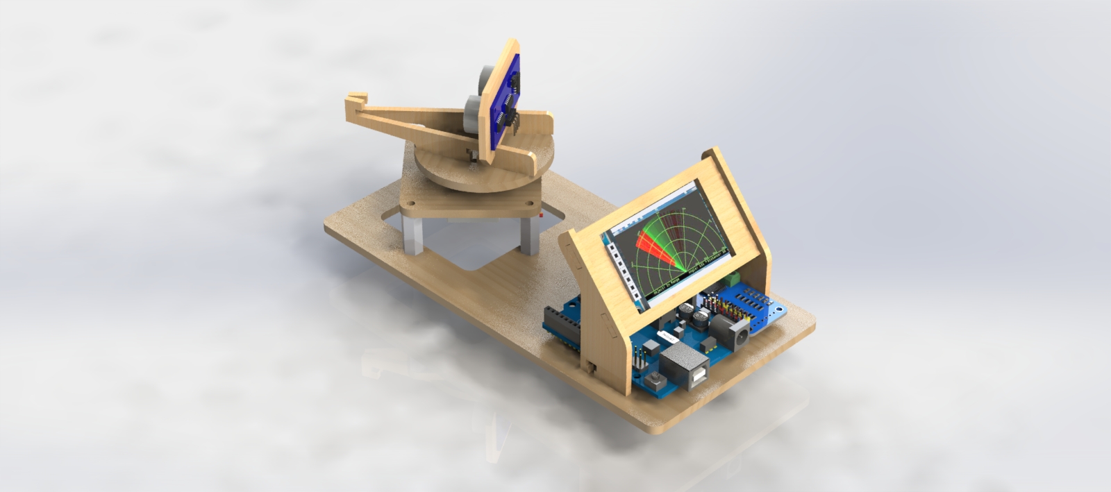 Arduino迷你雷达探测