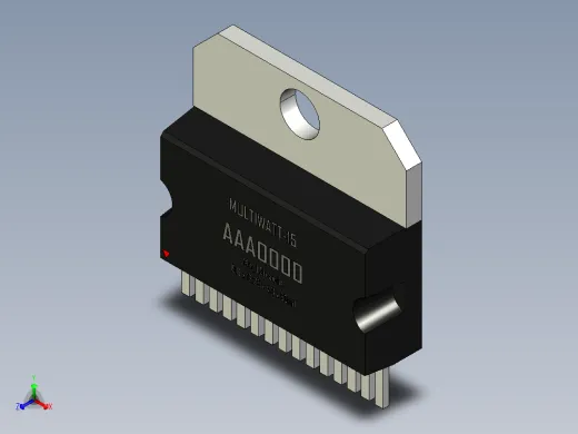 multiwatt-ST 封装-MULTIWATT-15_Min_LStraight_rev1.1正等轴测缩略图