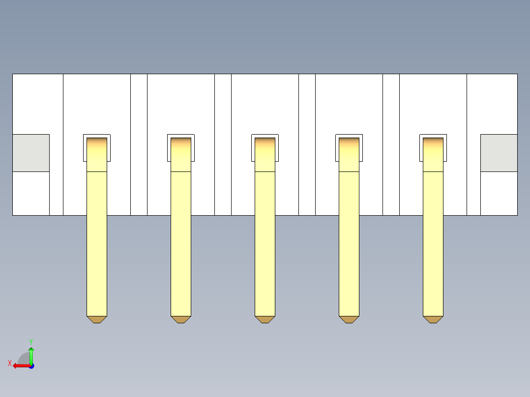 JST-S5B-EH-A后视图