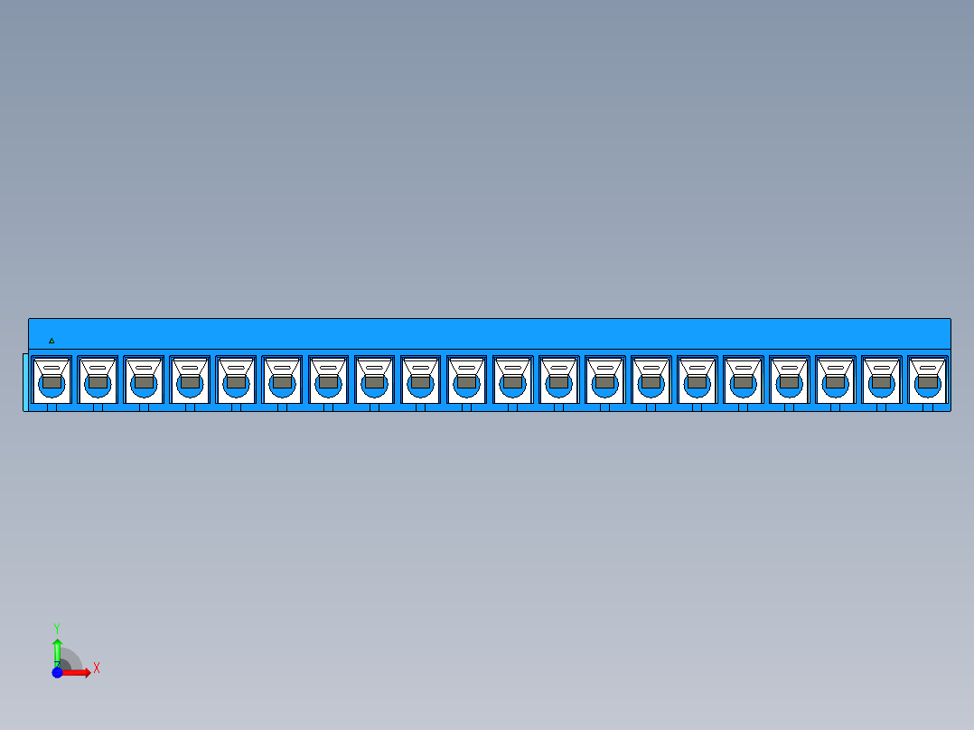 DEGSON DG301 系列 5.0mm 接线端子-DG301R-5.0-20P-12-00AH前视图