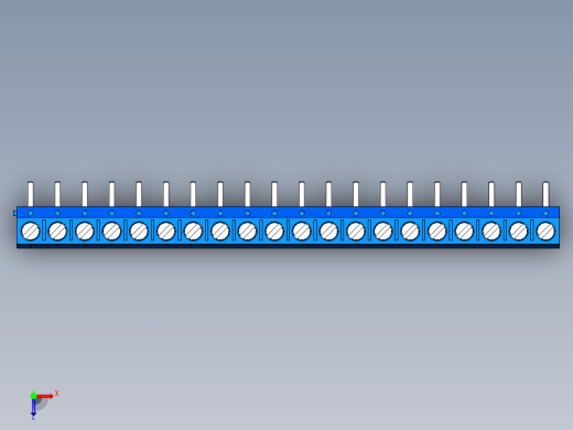 DEGSON DG301 系列 5.0mm 接线端子-DG301R-5.0-20P-12-00AH俯视缩略图
