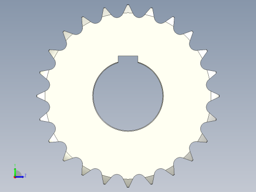 链轮-Sprocket_24-42-10-Y-__1_.stp左视缩略图