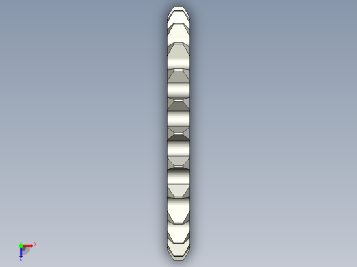 链轮-Sprocket_24-42-10-Y-__1_.stp俯视缩略图