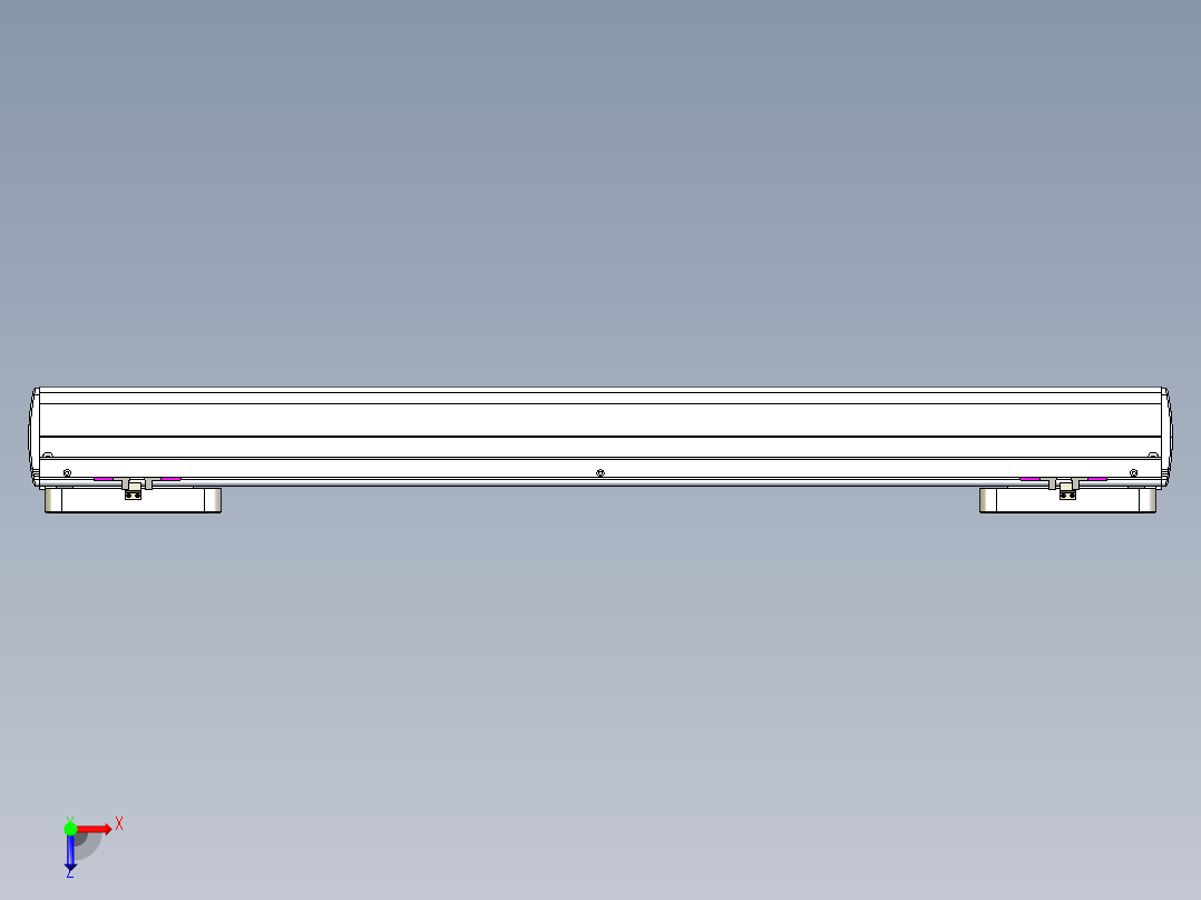 威洛博LC系列3d模型模组2LC22H1Y-S650俯视图