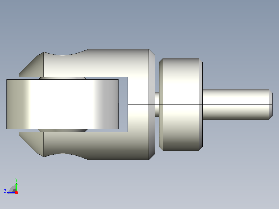 基恩士OP-77680_2_kc图纸模型右视图